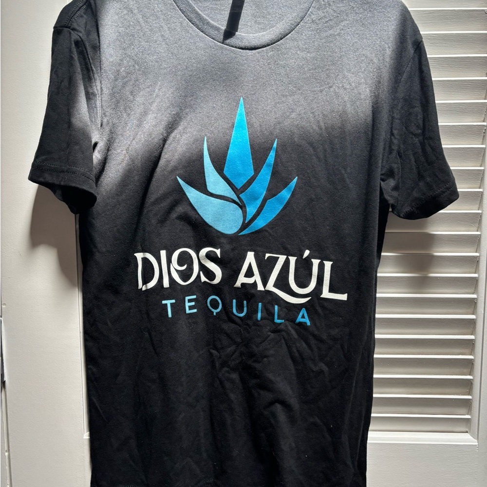 Next Level Apparel Black Tee with Blue Tequila Logo